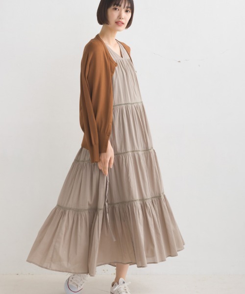 OMNES（ファッション） ワンピース コットンボイルノースリーブ
