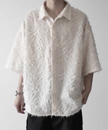 シャツ 「RUUBON」fringe jacquard half sleeve shirt / フリンジジャガードハーフスリーブシャツ メンズ レディ｜ZOZOTOWN Yahoo!店