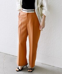 SHIPS any パンツ any:「洗濯機可能」オックス ウエスト ライン