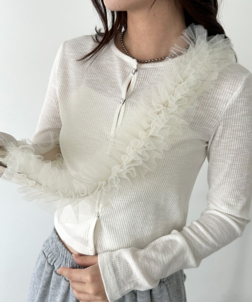 CLEA 「7色展開」チュールフリルスマホショルダー : ZOZOTOWN Yahoo