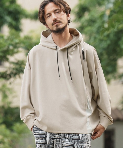 CAMBIO（カンビオ） パーカー mpa3501-Zipper Design Pullover Parka