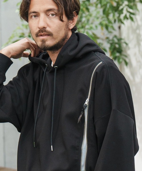 CAMBIO（カンビオ） パーカー mpa3501-Zipper Design Pullover Parka