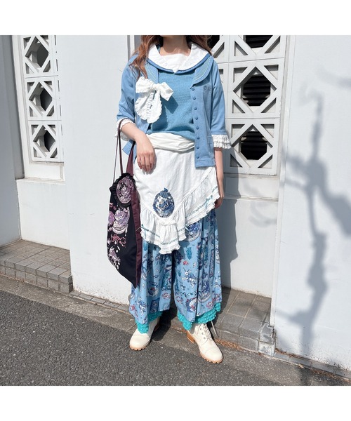 PINK HOUSE tシャツ 楊柳クレープセーラーカラーカットソー