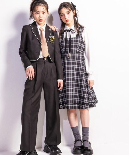 repipi armario ジャンパースカート 「卒服2025」ウエストベルト