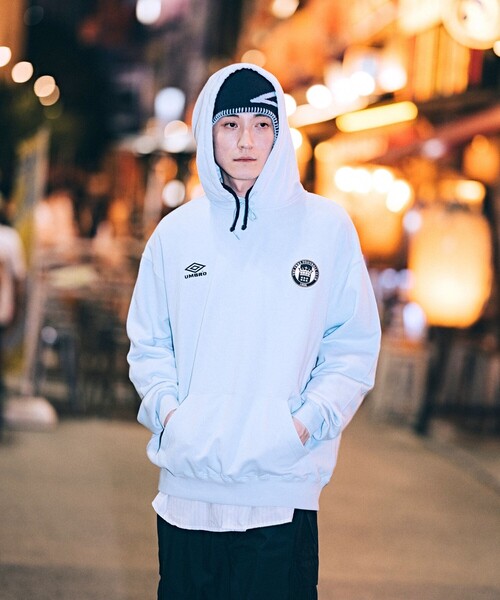 パーカー UMBRO/アンブロ SP Sweat Parka/別注 ロゴスウェットパーカー/フーディー メンズ