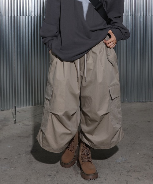 hype kyoto ワイドカーゴパンツ Hype kyoto ワイドカーゴデニムパンツ