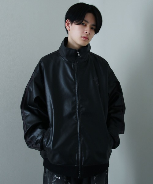 Nilway（ニルウェイ） ブルゾン アウター 薔薇 刺繍 ライン フェイク