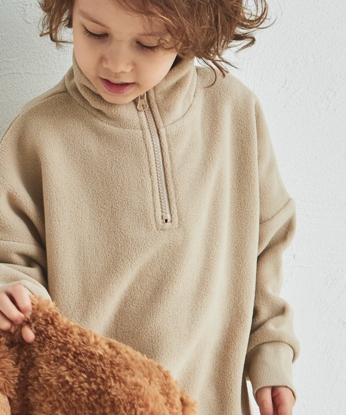 pairmanon（ペアマノン） トレーナー マイクロフリース ハーフジップ