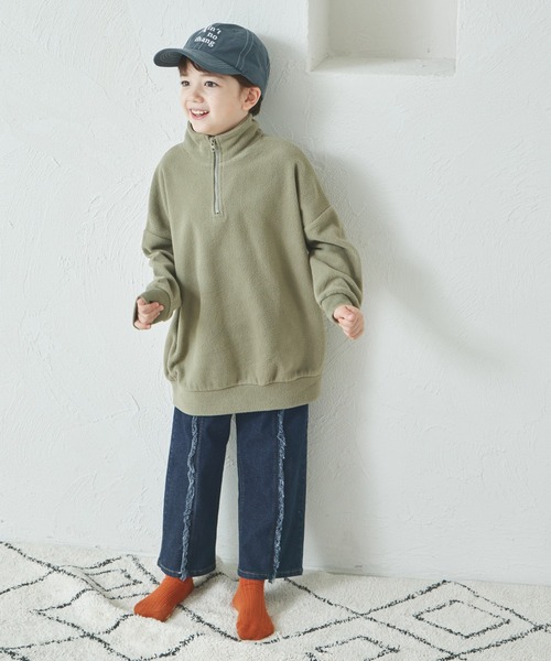 pairmanon（ペアマノン） トレーナー マイクロフリース ハーフジップ