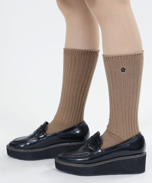 MARY QUANT（マリークヮント） 靴下 マリークワント ロングリブ