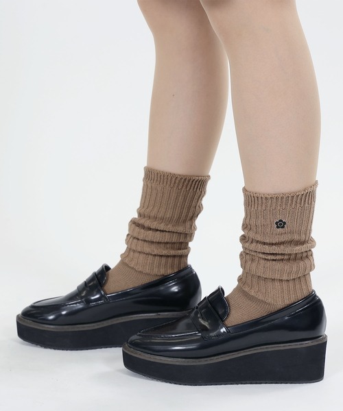 マリー MARY QUANT（マリークヮント） 靴下 マリークワント ロングリブ