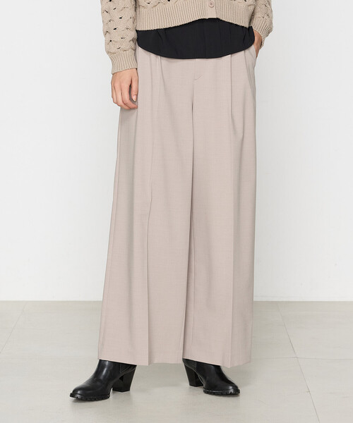 K．T キヨコ タカセ（K．T KIYOKO TAKASE）/2WAYストレッチ ワイドパンツ K.T KIYOKO TAKASE（K.T キヨコ タカセ） パンツ 2WAYストレッチ