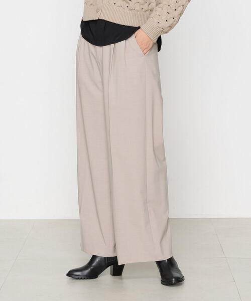 K.T KIYOKO TAKASE パンツ 2WAYストレッチ ワイドパンツ レディース  