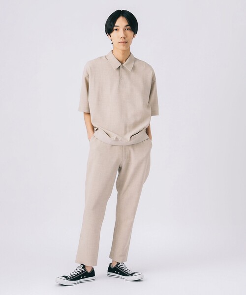 BEAMS HEART ポロシャツ ポリメランジ ポロシャツ「吸水速乾