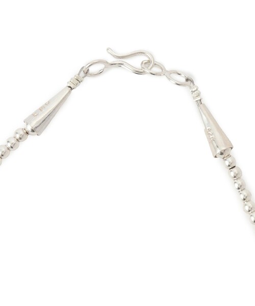 ERICKA NICOLAS BEGAY 3㎜ 45㎝ ナハボパールネックレス ERICKA NICOLAS BEGAY【3mm/45cm Oxidized navajo p