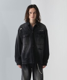 シャツ 「SET UP対応」ダメージデニムシャツ(HARE) メンズ｜ZOZOTOWN Yahoo!店