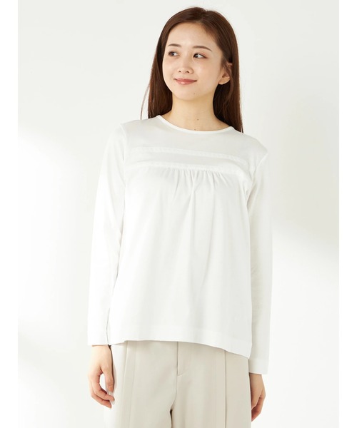 tシャツ レースプルオーバー レディース