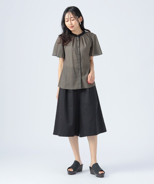 ビームス購入leur logette ハイウエスト　キュロット ビームス購入leur logette ハイウエスト キュロット
