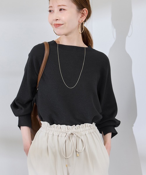 ROPE' PICNIC（ロペ ピクニック） ニット セーター 「洗濯機OK」ラメ混