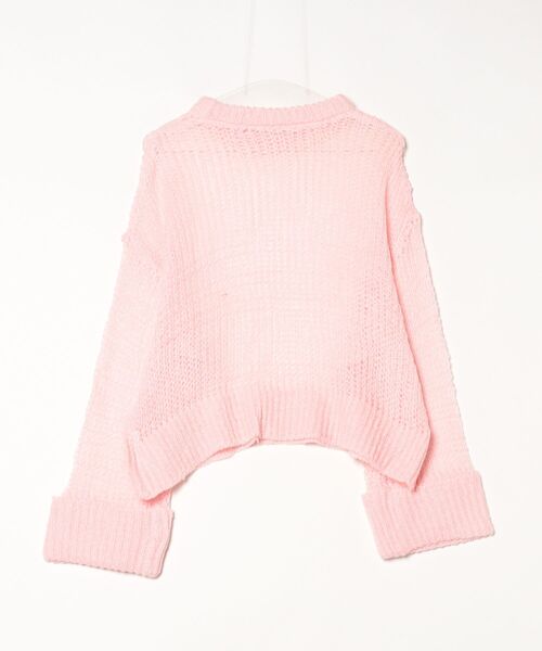 ROSE BUD（ローズバッド） ニット セーター クロップドシアーニット