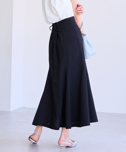 VIS（ビス） スカート 「新色追加」「美easy」リネンライクマーメイド