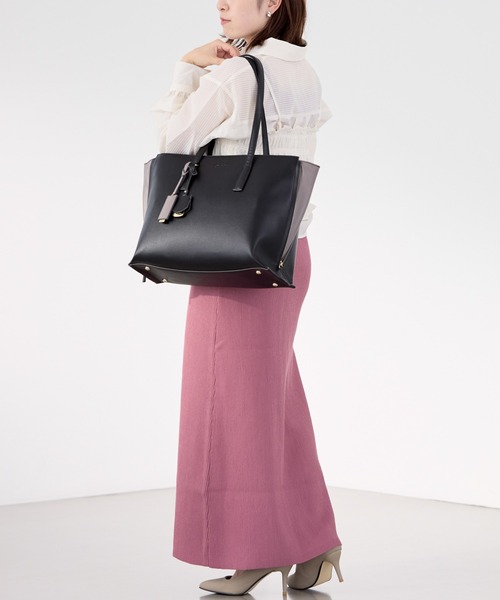 【新品】Jewelna Rose OLバッグ・エト 横型トートバッグ Jewelna Rose（ジュエルナローズ） トートバッグ 「エコバッグ付・A4