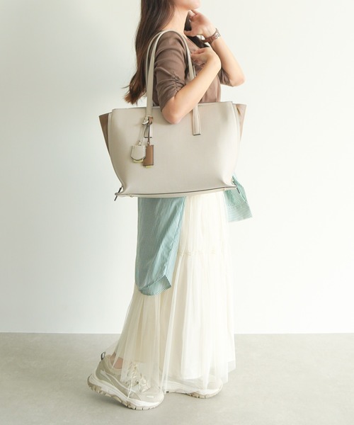 Jewelna Rose（ジュエルナローズ） トートバッグ 「エコバッグ付・A4