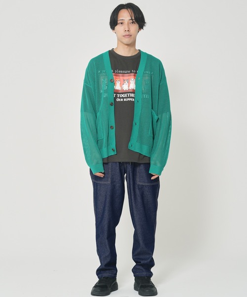 ROUGH TRADE ジーンズ カラーデニム イージーベイカーパンツ(M1