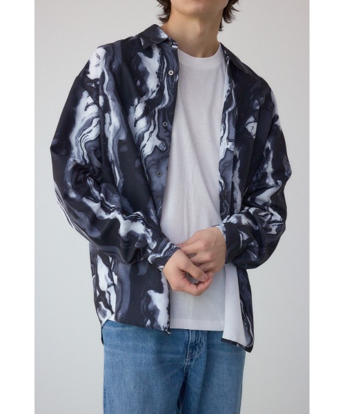 AZUL BY MOUSSY（アズールバイマウジー） シャツ ポリエステルスエード