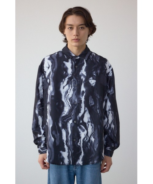 AZUL BY MOUSSY（アズールバイマウジー） シャツ ポリエステルスエード