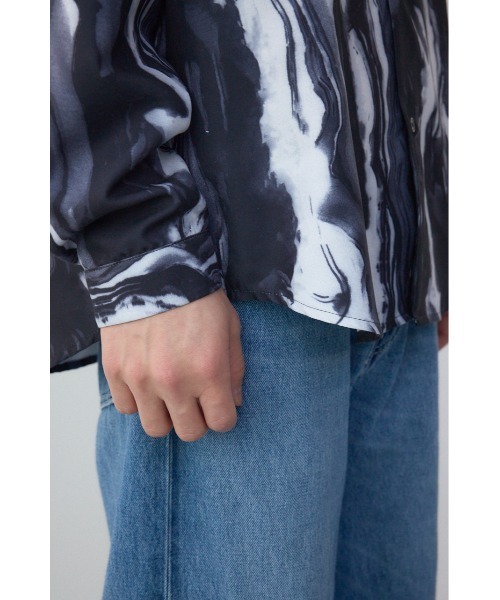 AZUL BY MOUSSY（アズールバイマウジー） シャツ ポリエステルスエード