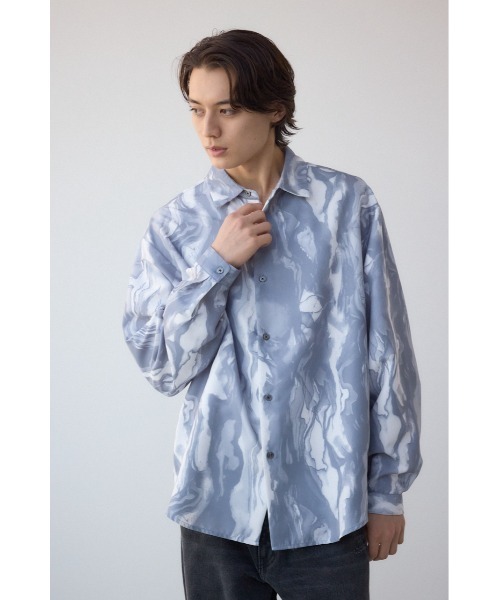 AZUL BY MOUSSY（アズールバイマウジー） シャツ ポリエステルスエード 