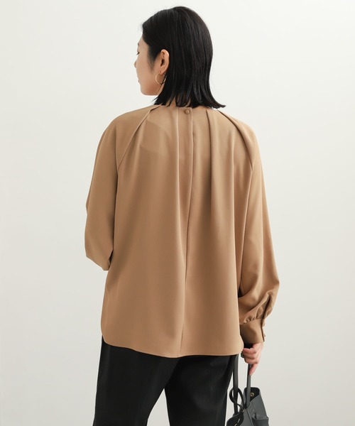 「URBAN RESEARCH DOORS」 長袖ブラウス MEDIUM ネイビー レディース URBAN RESEARCH DOORS 「URBAN DOORS」 長袖ブラウス MEDIUM