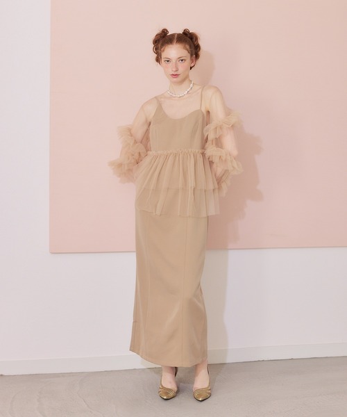 darial（ダリアル） ドレス 「darial」asymmetry cami onepiece