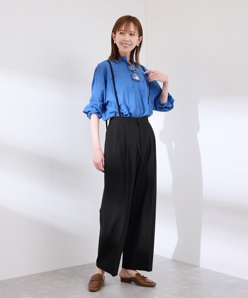 ROPE' PICNIC パンツ 「3サイズ展開」サスペンダー付きワイド