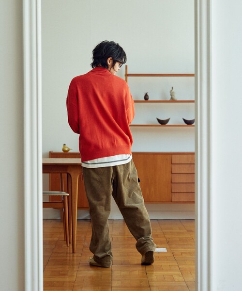 「TOWNCRAFT」 ニットカーディガン「FREAK’S STOREコラボ」 LARGE ブラック メンズ_画像4