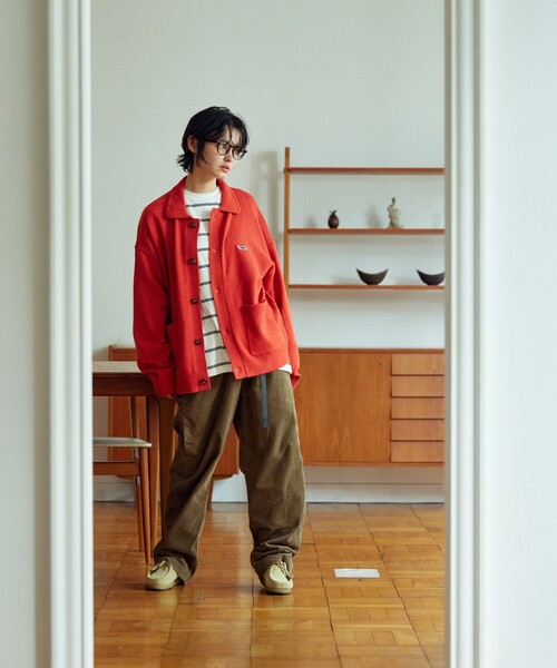 「TOWNCRAFT」 ニットカーディガン「FREAK’S STOREコラボ」 LARGE ブラック メンズ_画像7