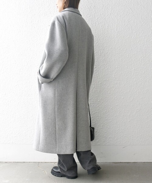 SHIPS any 「SHIPS any」 チェスターコート ONE SIZE ライトグレー