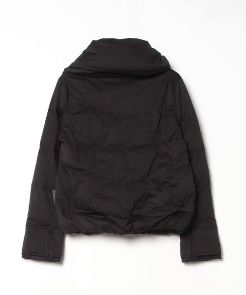 新品タグ付き✨ヨソオウ　ダウンジャケット ブラック　異素材切り替え　サイズ２ YOSOOU（ヨソオウ） ダウンジャケット 3 ブラック レディース