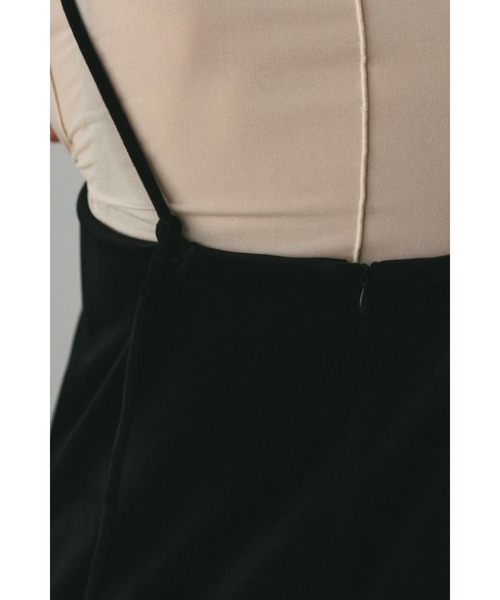 STYLEMIXER（スタイルミキサー） サロペットスカート SMALL ブラック