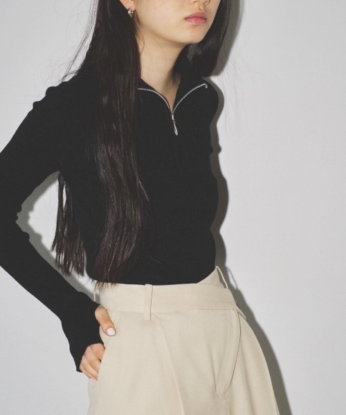 「TODAYFUL」 長袖ニット ONE SIZE ブラック レディース