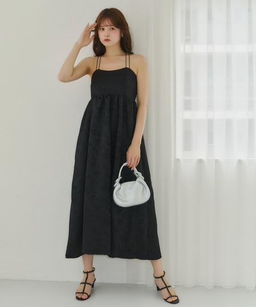 【新品タグ付】3WAYパフスリーブワンピース Olu. ドレス 3wayジャガードパフスリーブワンピース : ZOZOTOWN