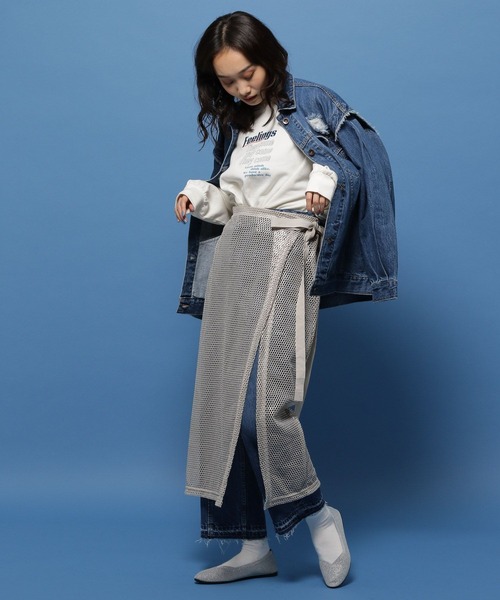 【niko and】Misayoさんプロデュース デニムジャケット niko and（ニコアンド）の「[niko and JEANS 2021SS