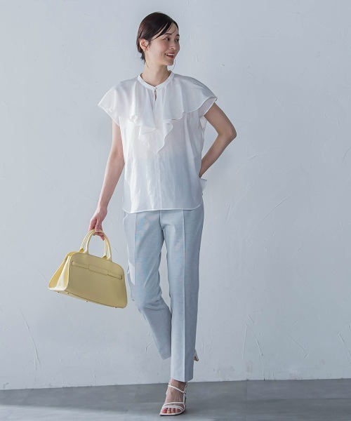 LAUTREAMONT（ロートレアモン） ブラウス シャツ ラッフルシアー