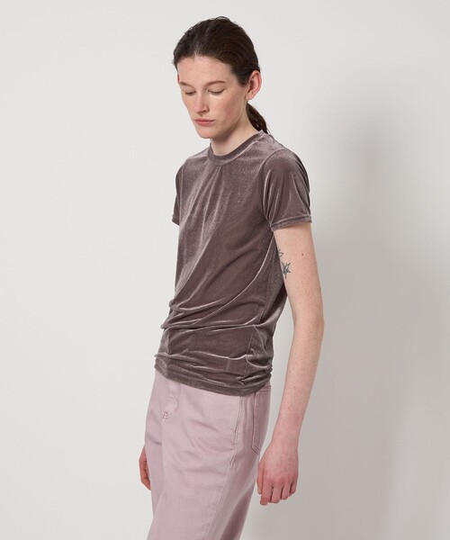 【美品】AEWEN MATOPH シアー カットソー　赤 AEWEN MATOPH（イウエン マトフ） tシャツ 「AEWEN MATOPH」シアー