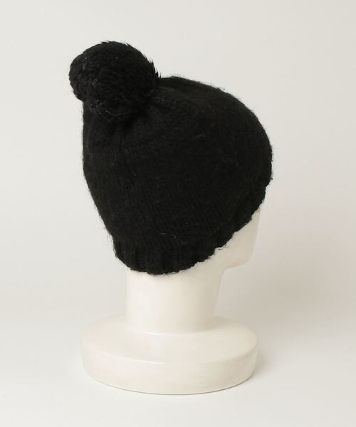 「BRONTE」 ニットキャップ - ブラック レディース_画像2
