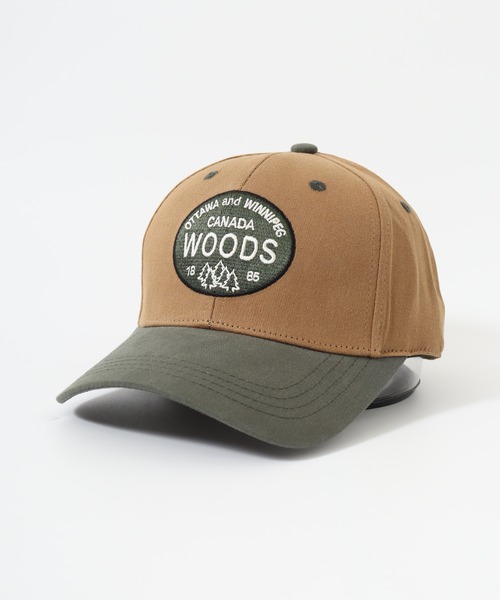 Woods（ウッズ） キャップ 帽子 WOODS刺繍ワッペンCAP メンズ