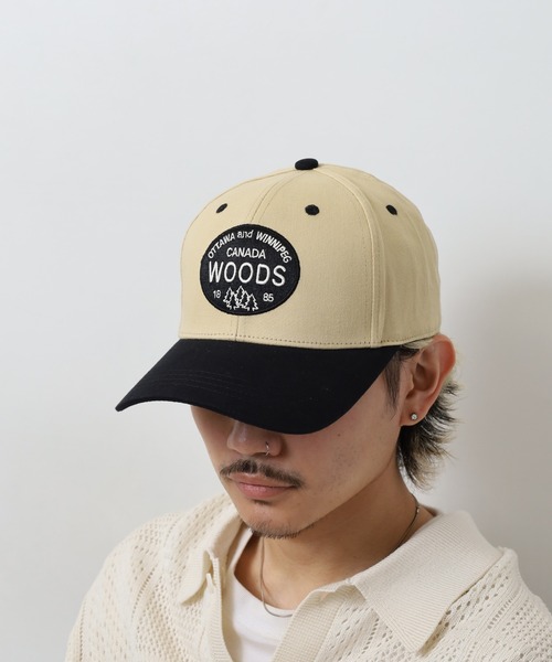 Woods（ウッズ） キャップ 帽子 WOODS刺繍ワッペンCAP メンズ