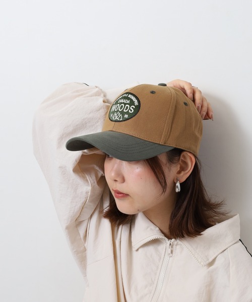 Woods（ウッズ） キャップ 帽子 WOODS刺繍ワッペンCAP メンズ