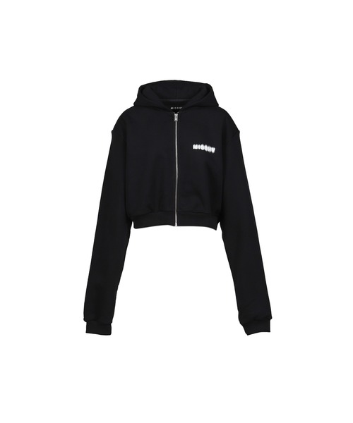 パーカー COMMUNITY CROPPED ZIPPED HOODIE(Exclusive) レディース